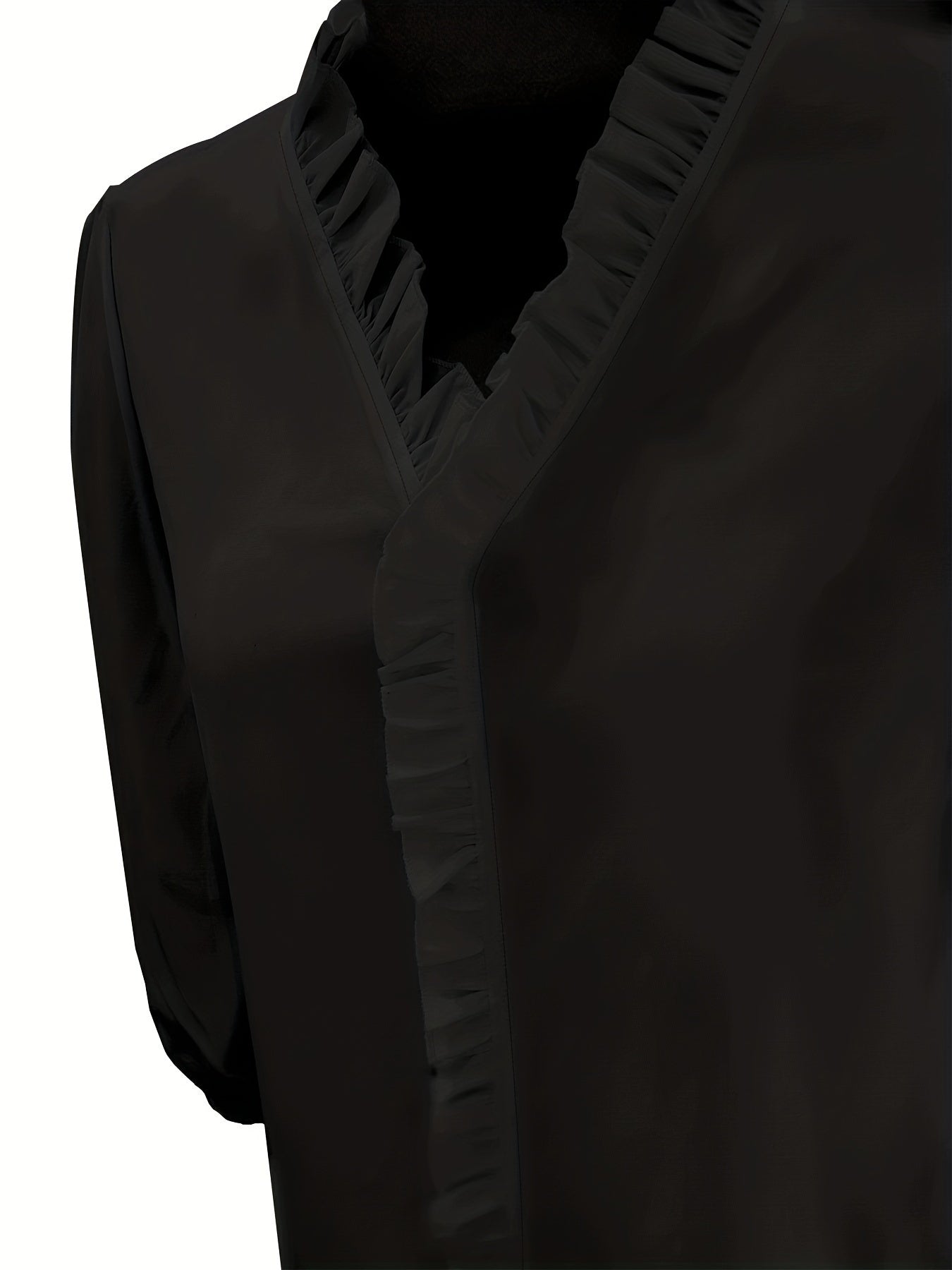 Women's Ruffled Casual Long-sleeved Shirt