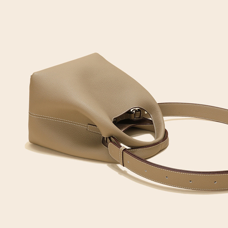Women's Fashionable Cowhide Leather Crossbody Bag