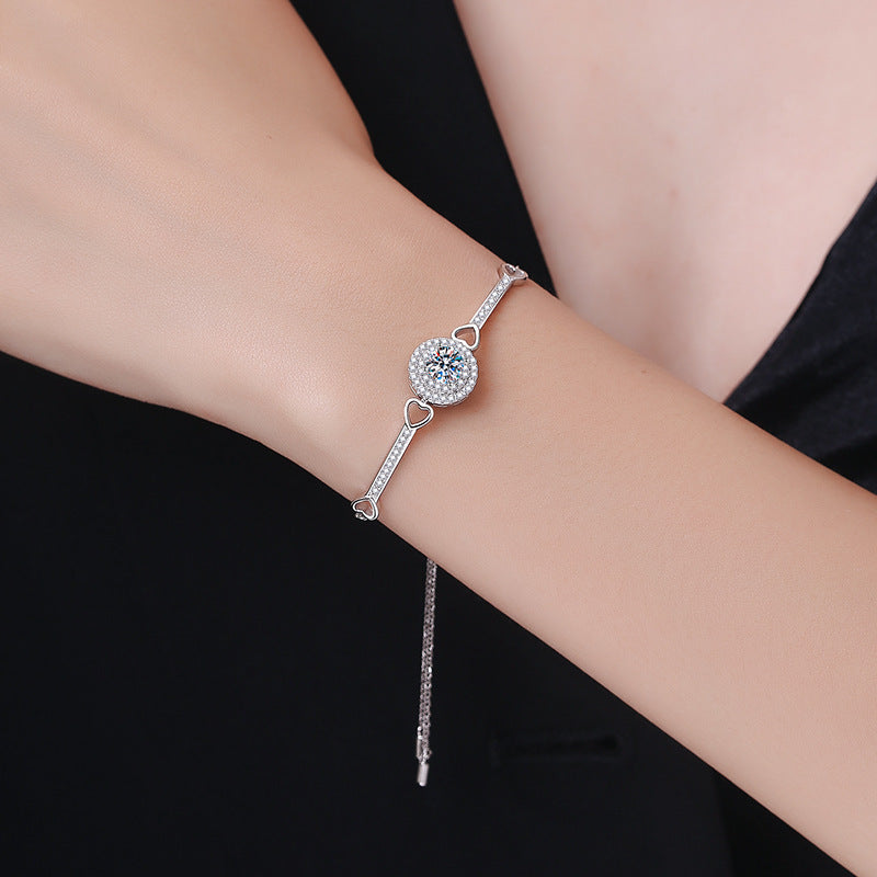 European And American Moissanite Bracelet