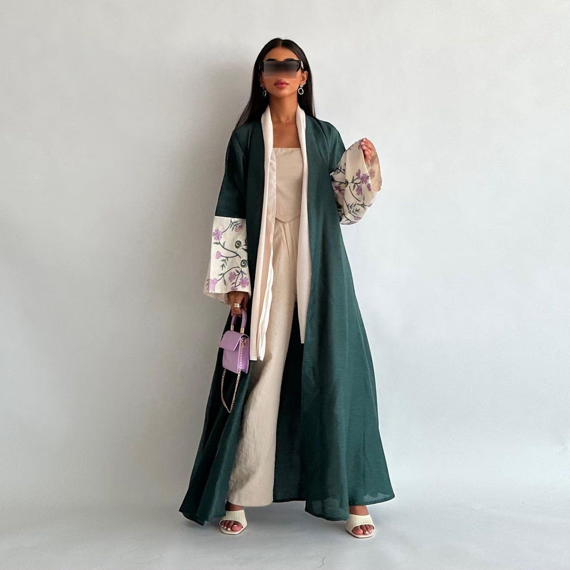 Dubai Middle East Cardigan Robe Embroidery