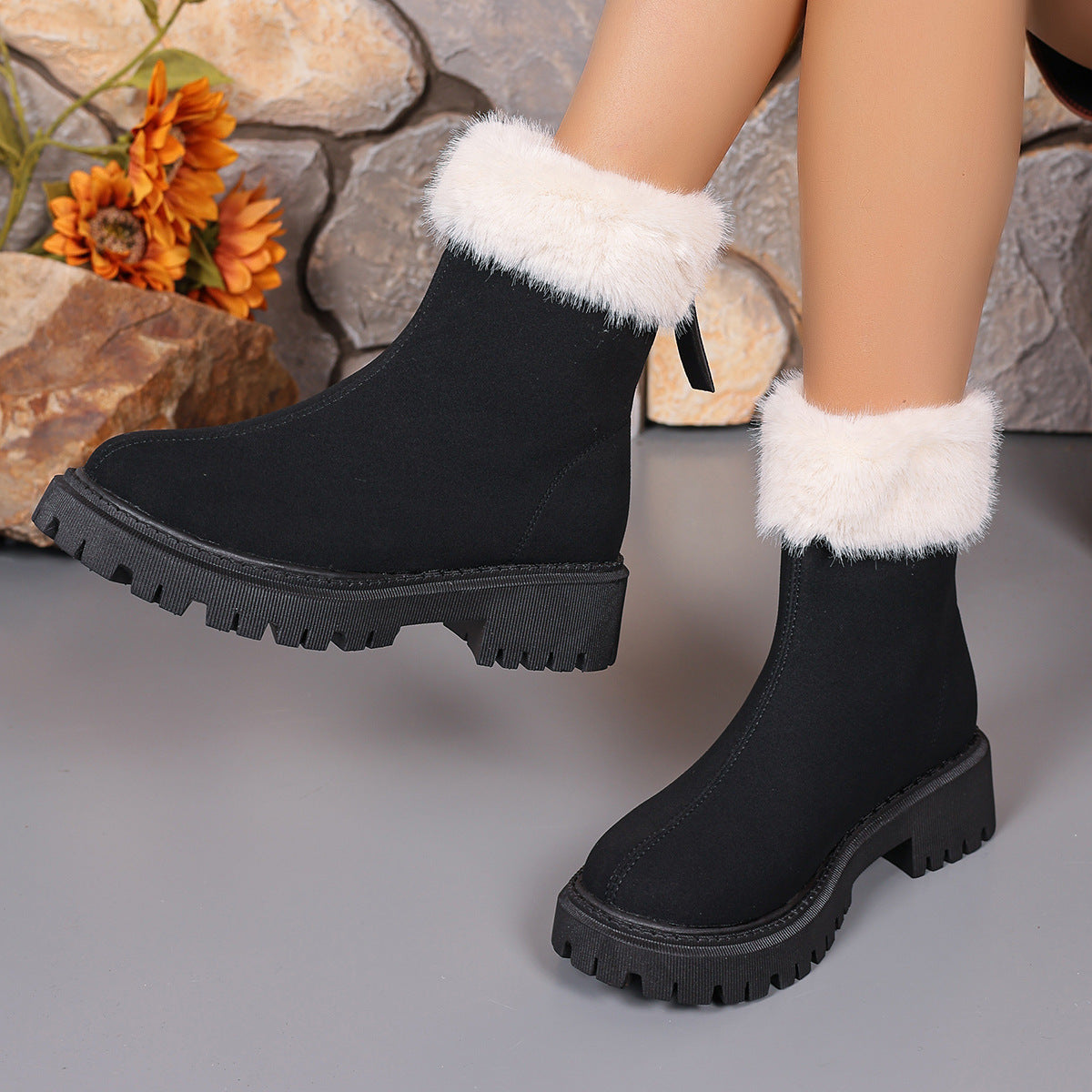 Square-heeled Boot For Women