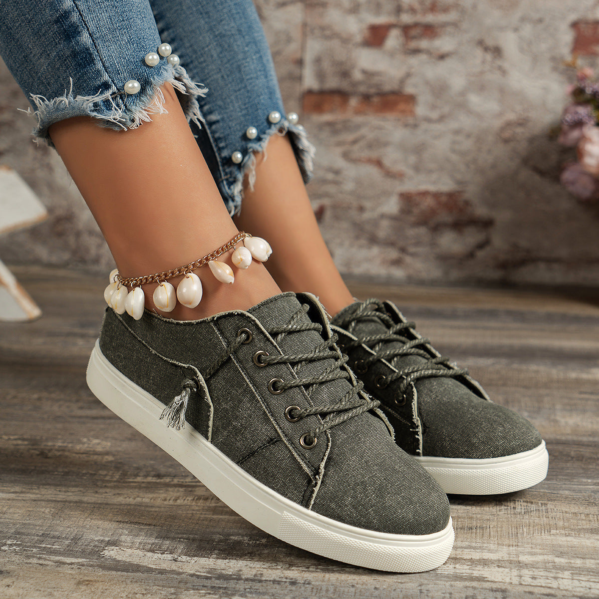 Denim Sports Casual Shoes