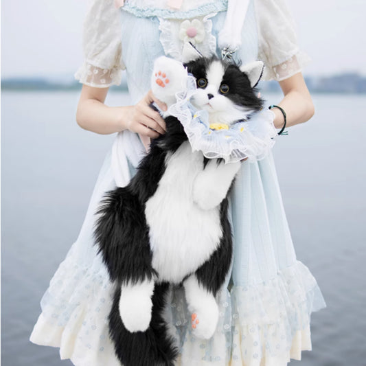 Cat Backpack Simulation Plush Toy