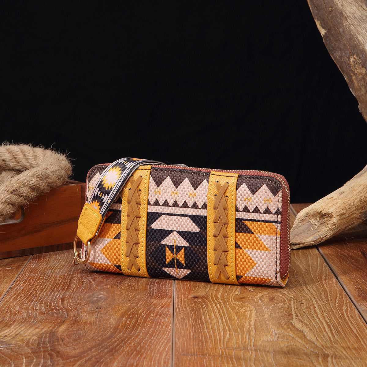 Vintage Cotton Wallet Card Holder