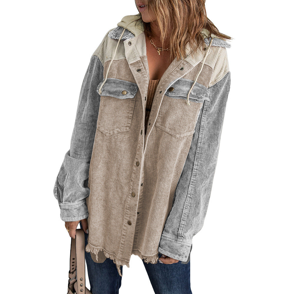 New Women's Cardigan Hooded Coat