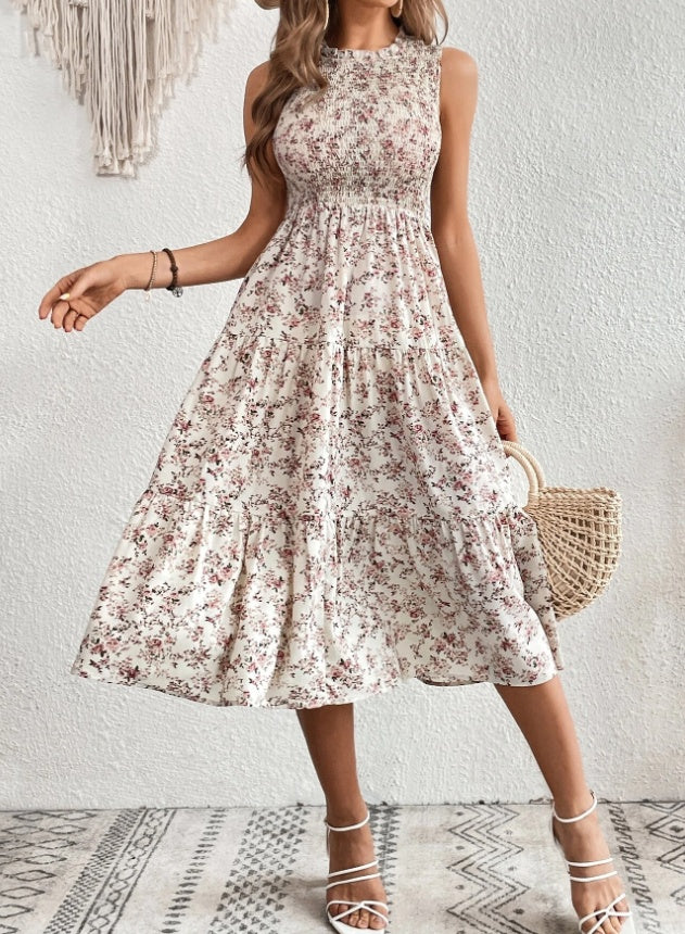 Floral Print Beach Outfits Women