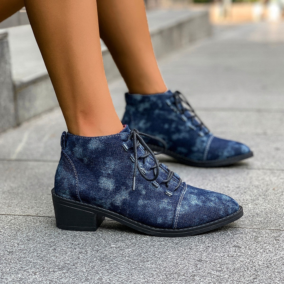 Denim Design Martin Boots