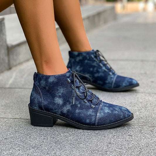 Denim Design Martin Boots
