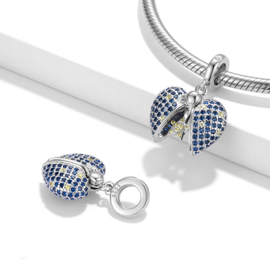 Blue Star Love Lock Series Pendant