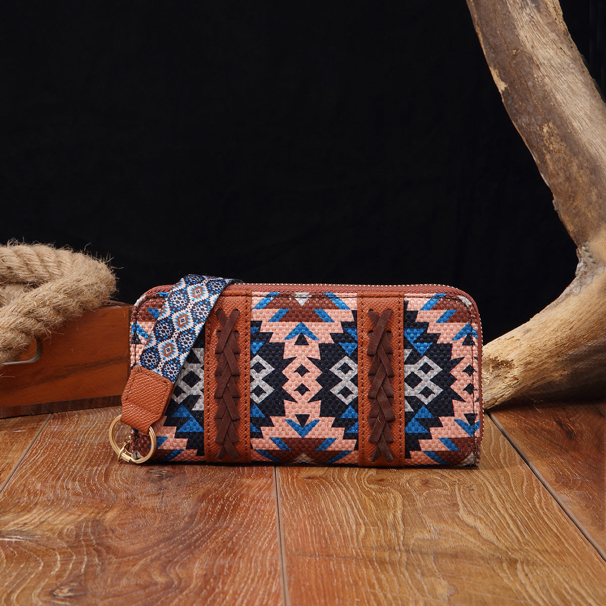 Vintage Cotton Wallet Card Holder